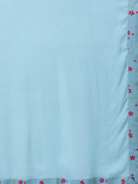 Libas Women's Cotton Kurta Sets (6909_Blue 