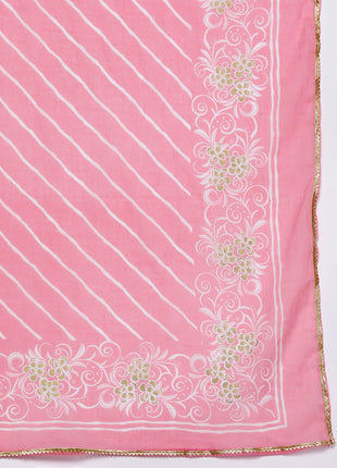 Libas Women's Pure Cotton Kurta Sets (34251_Pink 