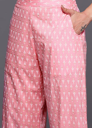 Libas Women's Pure Cotton Kurta Sets (34251_Pink 