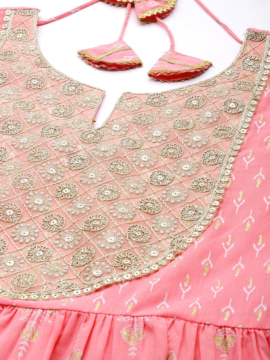 Libas Women's Pure Cotton Kurta Sets (34251_Pink 