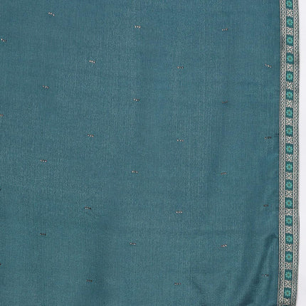 Libas Women's Silk Blend Kurta Sets (33343O_Teal 