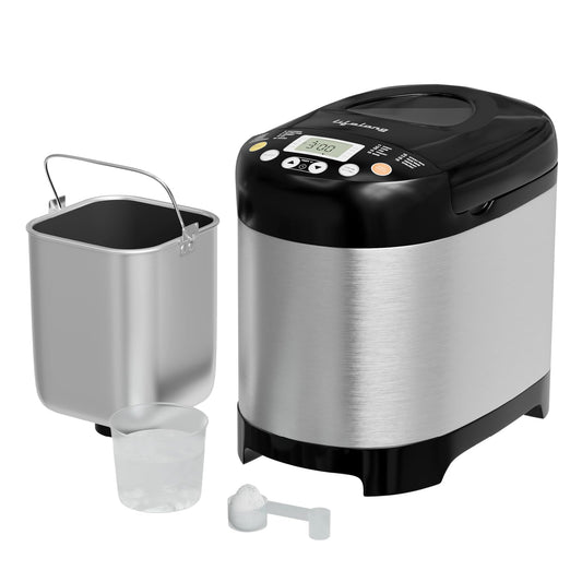 Lifelong Atta Dough & Bread Maker Machine for Home - 550W One Touch Automatic Machine for Kneading, Baking & Fermentation - 19 Presets - Chapati Dough, Multiple Bread types, Dessert, Cake, Jam etc. 