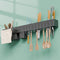 Lifelong Kitchen Utensil Wall Rack with Hooks & Shelf | Hanging Organizer Bar for Cooking Tools, Knives, Spoons, Spatulas & Towels | Space Saving Wall Mounted Kitchen Storage Rack (60 * 8 * 7 cm) 