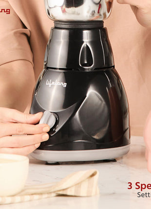 Lifelong Mixer Grinder for Kitchen - 3 Jars 500 Watt Mixie - Chutney Jar, Dry Grinder Jar & Liquidizing Jar used as Wet Grinder & Blender for Milkshake, Smoothie, Puree -Stainless Steel Blades(LLMG23) 