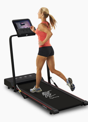 Lifelong Walking Pad Treadmill for Home 2.5Hp Peak Dc Motor- Foldable Under Desk Treadmill-Walking Machine at 8Km/Hr Speed with Led Display-Cardio Equipment for Home Gym 110Kg Capacity(Lltm163),Black 