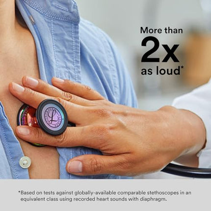 Littmann 3M Cardiology Iv Diagnostic Stethoscope,High Polish Smoke-Finish Chestpiece,Gray Tube,Smoke Stem And Smoke Headset,27 Inch,6238 