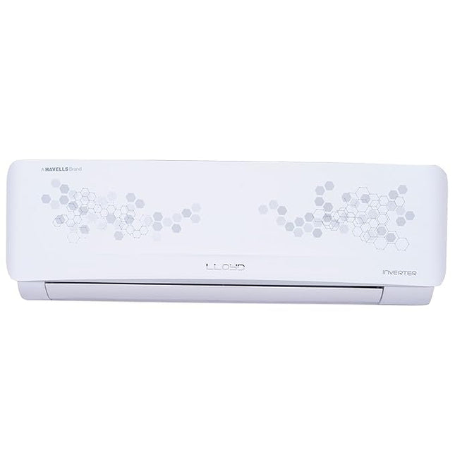 Lloyd 1.5 Ton 3 Star Hot & Cold Inverter Split AC (5 in 1 Convertible, Copper, Anti-Viral + PM 2.5 Filter, Anti Corrosion Coating, White with Red Deco Strip, GLS18H3FWRHP) 