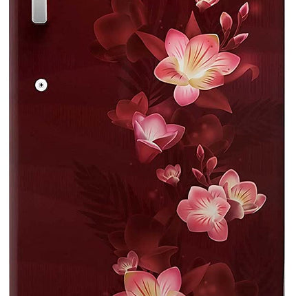 Lloyd 225 L 2 Star Direct Cool Single Door Refrigerator (GLDC242SGWS2PB, Gardenia Wine, With Base Stand) 