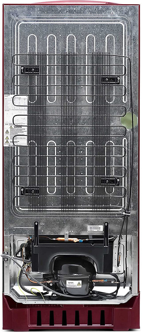 Lloyd 225 L 2 Star Direct Cool Single Door Refrigerator (GLDC242SGWS2PB, Gardenia Wine, With Base Stand) 