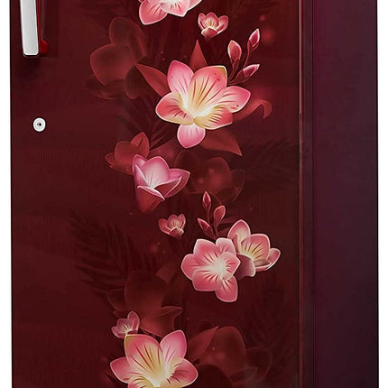 Lloyd 225 L 2 Star Direct Cool Single Door Refrigerator (GLDC242SGWS2PB, Gardenia Wine, With Base Stand) 
