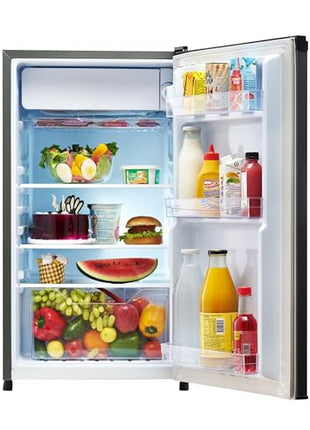 Lloyd 92 L Direct Cool Single Door 1 Star Refrigerator with Dedicated Freezer Section Big Bottle StorageFull Vegetable Box (Grey Metallic) 