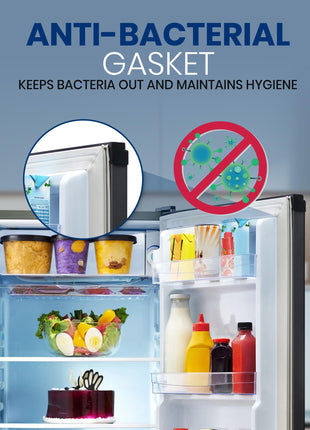 Lloyd 92 L Direct Cool Single Door 1 Star Refrigerator with Dedicated Freezer Section Big Bottle StorageFull Vegetable Box (Grey Metallic) 