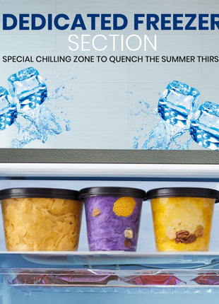 Lloyd 92 L Direct Cool Single Door 1 Star Refrigerator with Dedicated Freezer Section Big Bottle StorageFull Vegetable Box (Grey Metallic) 