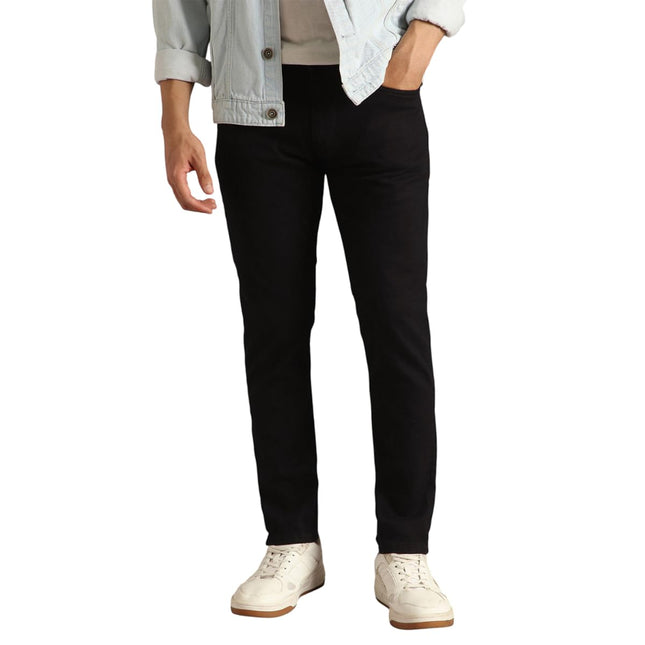 Louis Philippe Jeans Men's Slim Jeans (LRDNNCTPR03752_Navy 