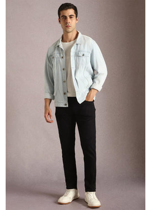 Louis Philippe Jeans Men's Slim Jeans (LRDNNCTPR03752_Navy 