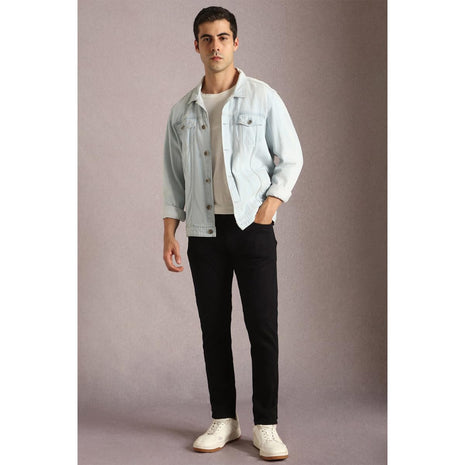 Louis Philippe Jeans Men's Slim Jeans (LRDNNCTPR03752_Navy 