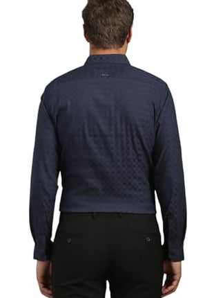 Louis Philippe Men's Slim Fit Shirt (LASFASSPC40273_Navy 