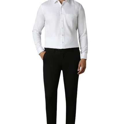 Louis Philippe Men's Slim Fit Shirt (LPSFMSLFK13939_White 