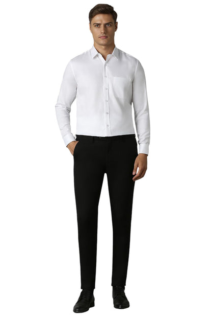 Louis Philippe Men's Slim Fit Shirt (LPSFMSLFK13939_White 