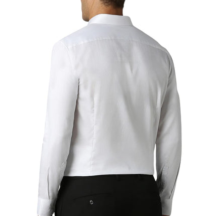 Louis Philippe Men's Slim Fit Shirt (LPSFMSLFK13939_White 