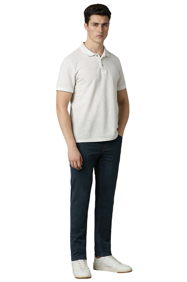 Louis Philippe Men's Slim Jeans (LRDNCSLP528948_Navy 