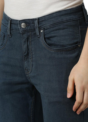 Louis Philippe Men's Slim Jeans (LRDNCSLP528948_Navy 