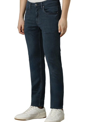 Louis Philippe Men's Slim Jeans (LRDNCSLP528948_Navy 