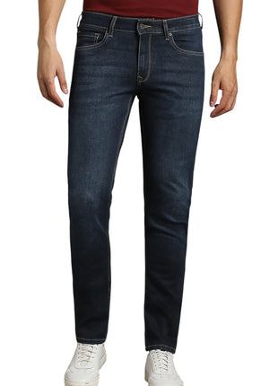 Louis Philippe Men's Slim Jeans (LRDNNSLBP81344_Navy 