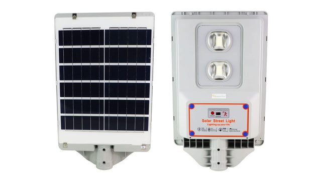 Lumen City Solar Street Light 20W Lens Model with Motion Sensor, 2Year Warranty 