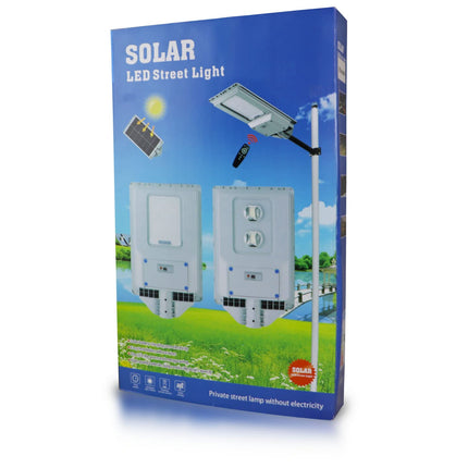 Lumen City Solar Street Light 20W Lens Model with Motion Sensor, 2Year Warranty 