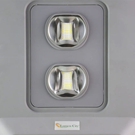 Lumen City Solar Street Light 20W Lens Model with Motion Sensor, 2Year Warranty 