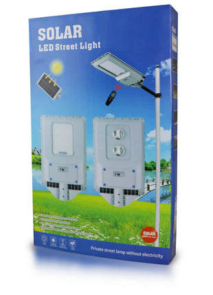 Lumen City Solar Street Light 20W Lens Model with Motion Sensor, 2Year Warranty 