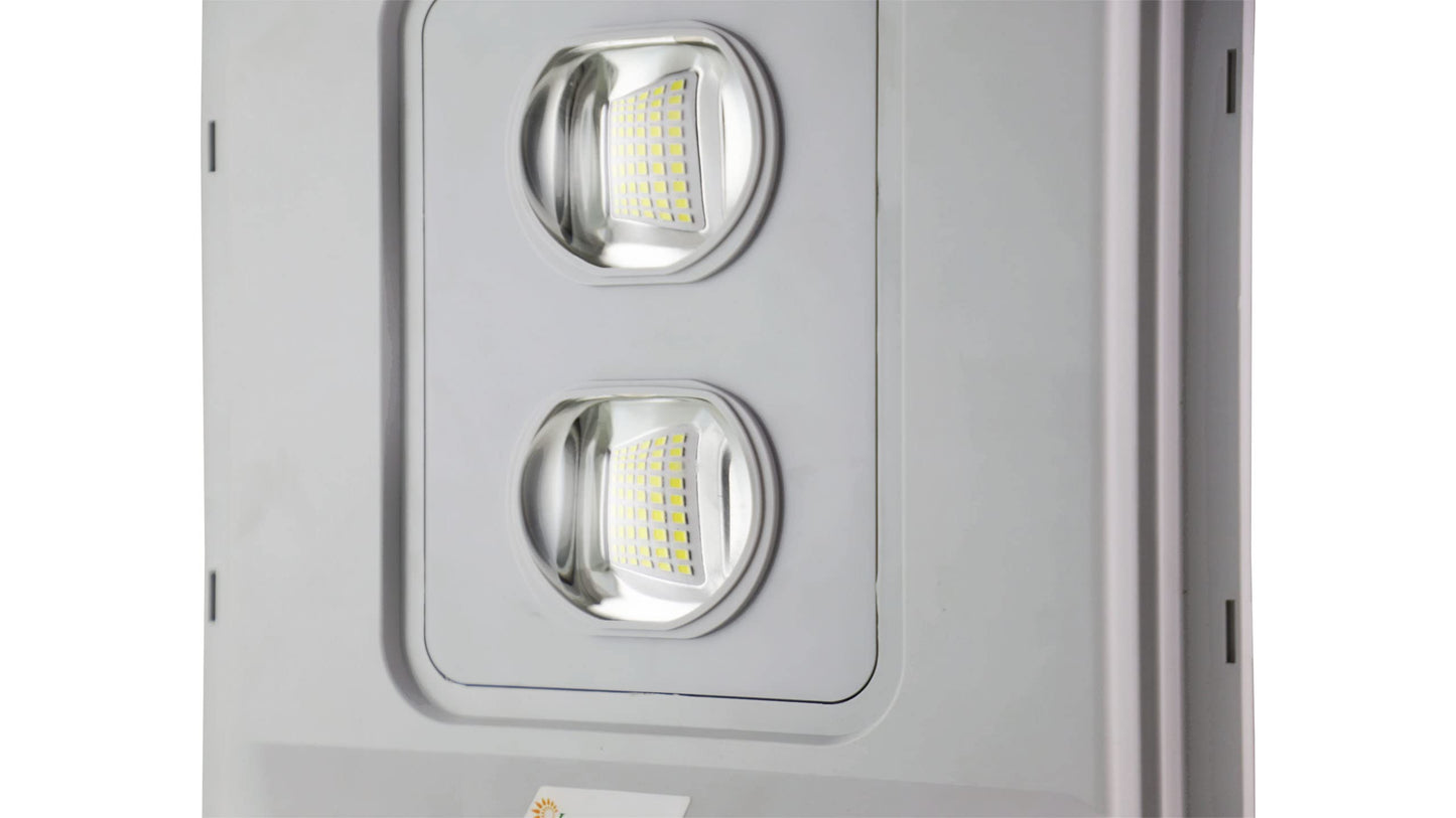 Lumen City Solar Street Light 20W Lens Model with Motion Sensor, 2Year Warranty 