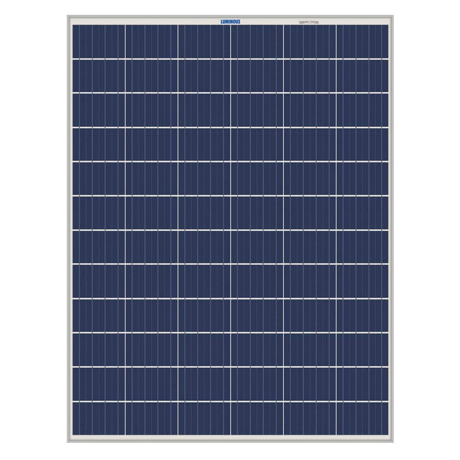 Luminous 160 Watt - 12V Poly Crystalline Solar Panel Multicolor 