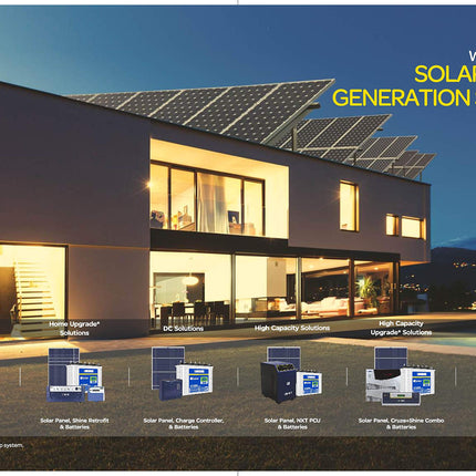 Luminous 325 Watt 24V Polycrystalline Solar Panel | High Efficiency | Durable Build | Reliable Power Generation | Suitable for Home, Office, and Commercial Use | Multicolor Design 