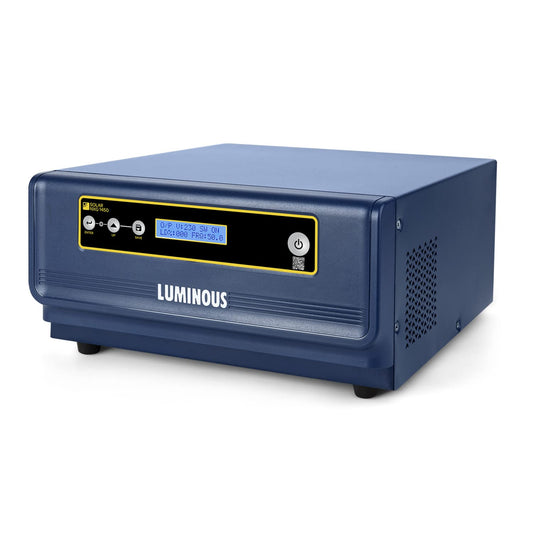 Luminous NXG 1450 Solar Inverter for Home, Office & Shops | 1450VA Pure Sinewave with ISOT Technology | Intelligent Load Sharing | Reliable Power Backup | LCD Display | with 36 Months Warranty 