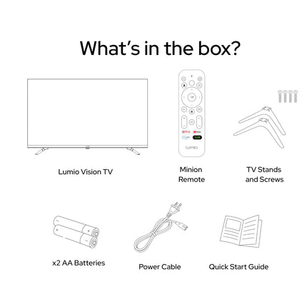 Lumio Vision 7 109 cm (43 inches) 4K Ultra-HD Smart QLED TV FTW1-ADSG 