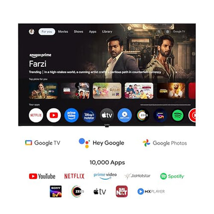 Lumio Vision 7 109 cm (43 inches) 4K Ultra-HD Smart QLED TV FTW1-ADSG 