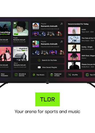 Lumio Vision 7 109 cm (43 inches) 4K Ultra-HD Smart QLED TV FTW1-ADSG 