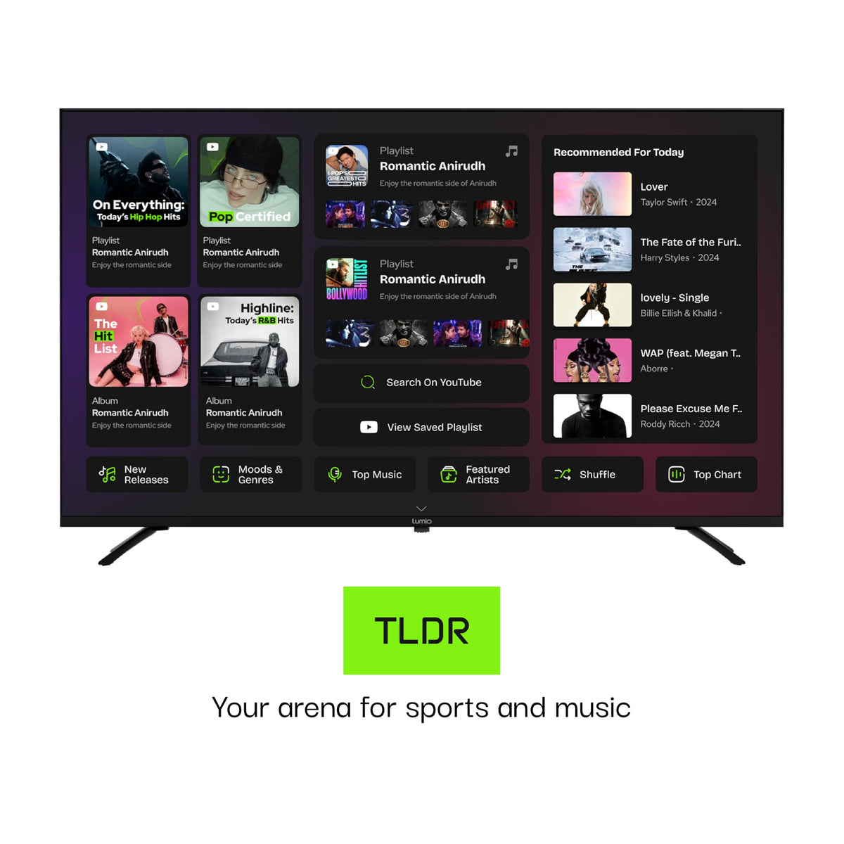 Lumio Vision 7 109 cm (43 inches) 4K Ultra-HD Smart QLED TV FTW1-ADSG 