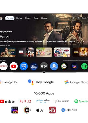 Lumio Vision 7 109 cm (43 inches) 4K Ultra-HD Smart QLED TV FTW1-ADSG 