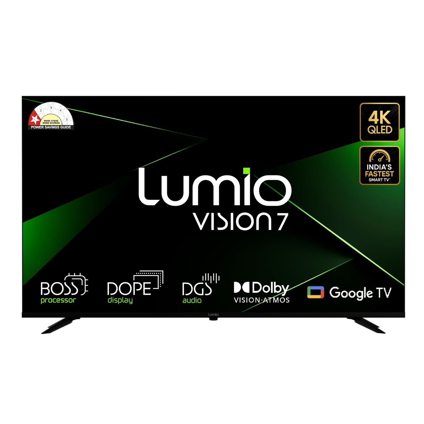 Lumio Vision 7 127 cm (50 inches) 4K Ultra-HD Smart QLED Google TV FTW2-ADSG 