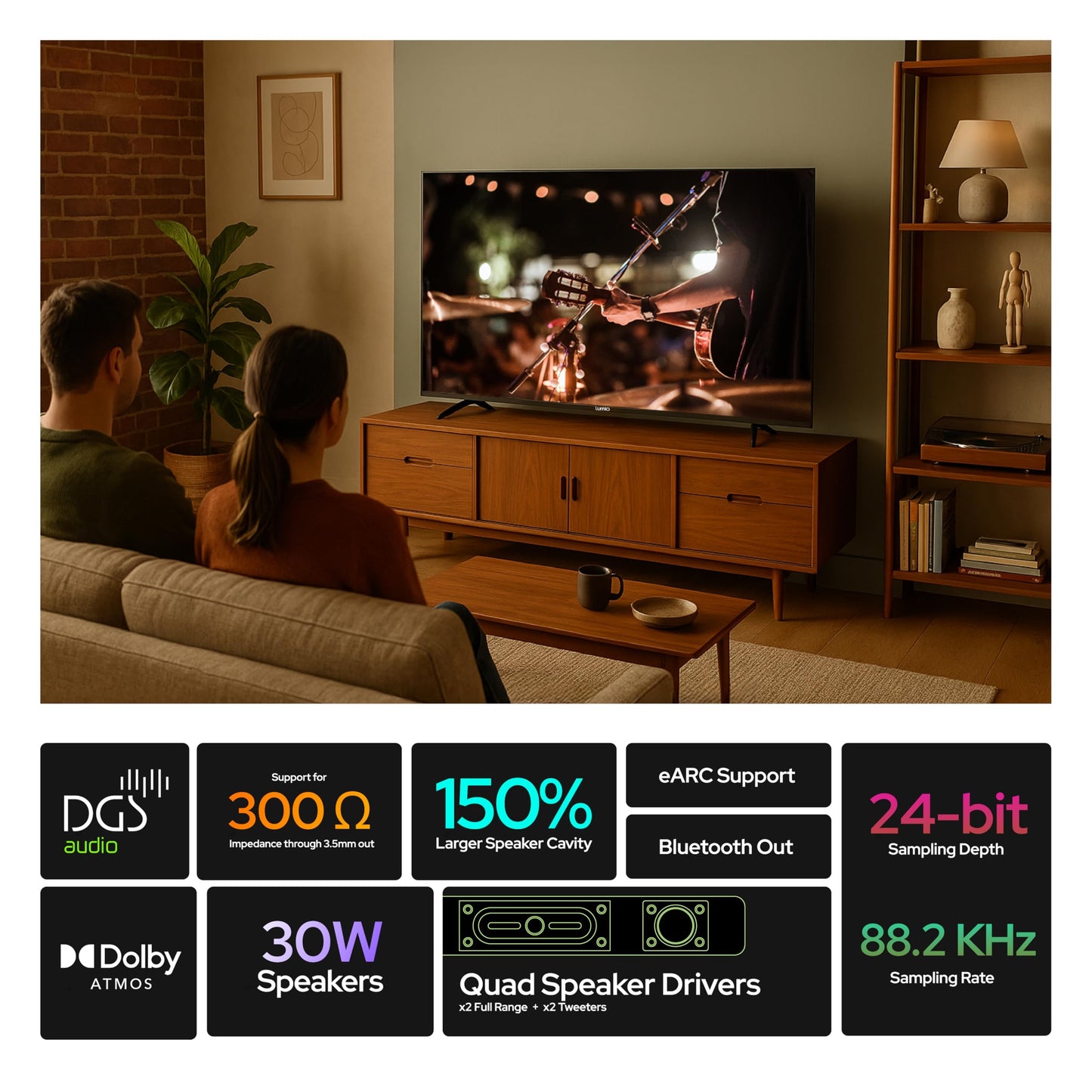 Lumio Vision 7 127 cm (50 inches) 4K Ultra-HD Smart QLED Google TV FTW2-ADSG 