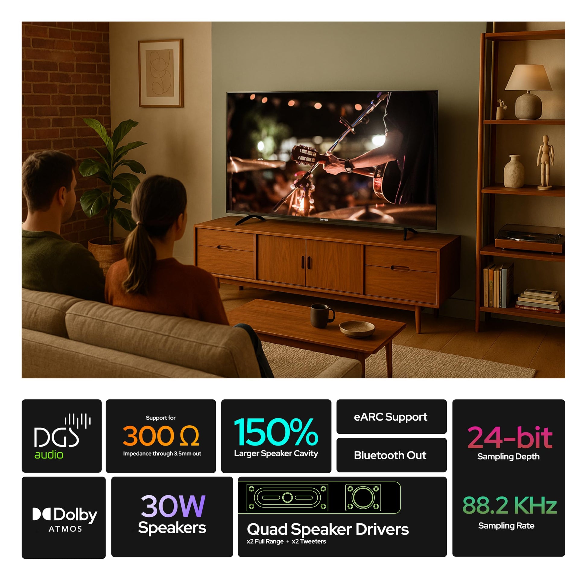 Lumio Vision 7 127 cm (50 inches) 4K Ultra-HD Smart QLED Google TV FTW2-ADSG 