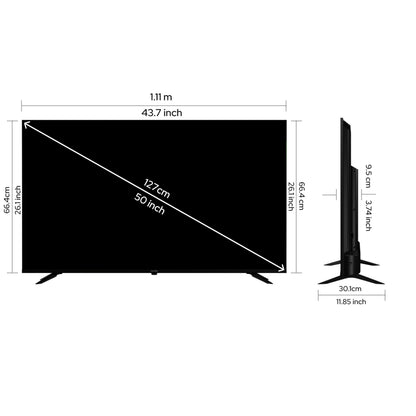 Lumio Vision 7 127 cm (50 inches) 4K Ultra-HD Smart QLED Google TV FTW2-ADSG 