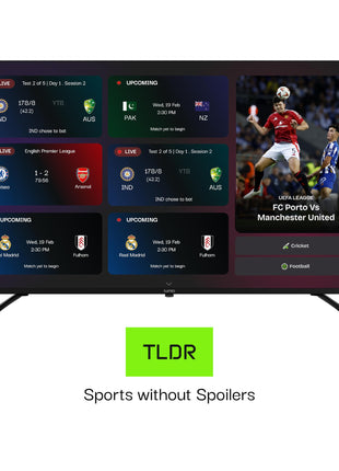 Lumio Vision 7 139 cm (55 inches) 4K Ultra-HD Smart QLED Google TV FTW3-ADSG 