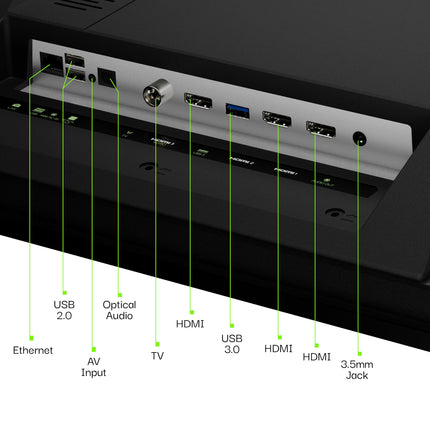 Lumio Vision 9 139cm (55 inches) 4K Ultra HD Smart QD-MiniLED Google TV EPIC1-ADSG 