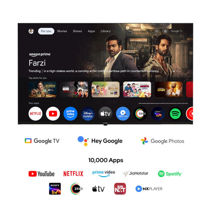 Lumio Vision 9 139cm (55 inches) 4K Ultra HD Smart QD-MiniLED Google TV EPIC1-ADSG 