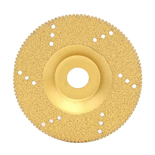 Lyla 4 Inch Diamond Cup Grinding Wheel Angle Grinder Wheels for Angle Grinder with Hole Gold 