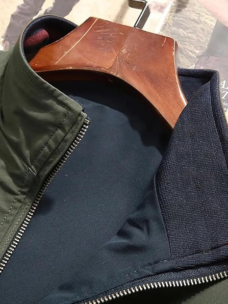 Lymio Green Bomber Jacket For Men Lightweight Outerwear J06